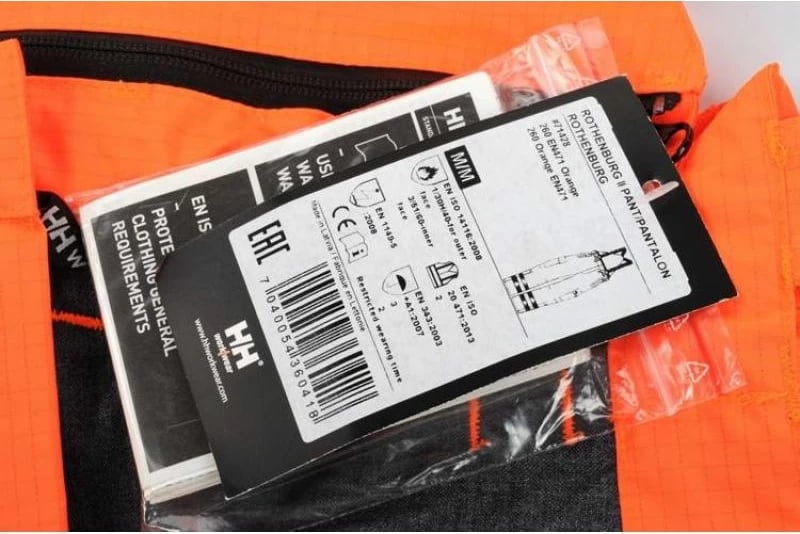 Pantallona pune për meshkuj Helly Hansen, portokalli