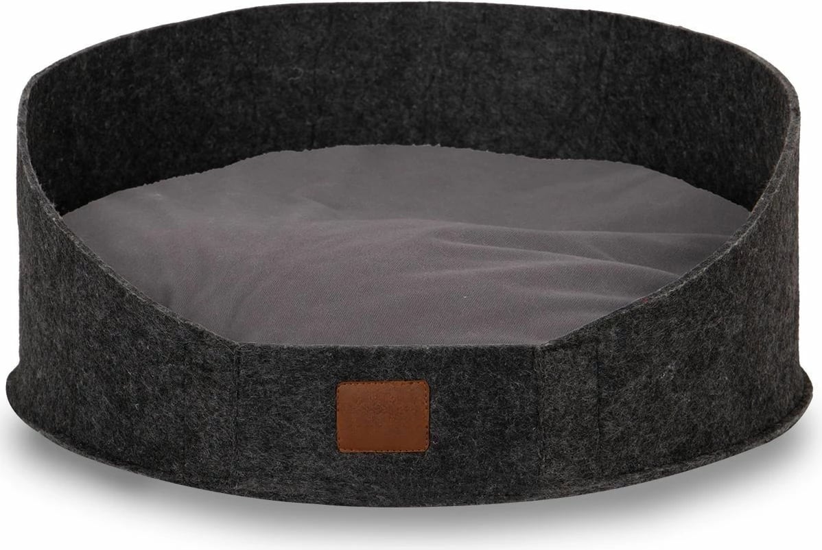 Shtrat për kafshë Paws & Whiskers, Robin, ngjyrë gri