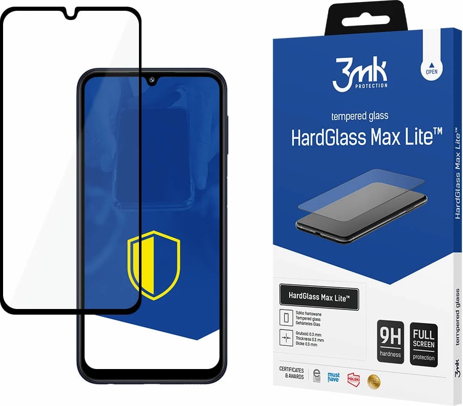 Xham mbrojtës 3mk HardGlass Max Lite për Samsung Galaxy M34 5G, Transparent