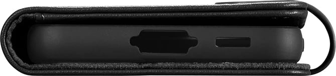 Mbështjellës iCarer Haitang Wallet për Samsung Galaxy S23, lëkurë, i zi