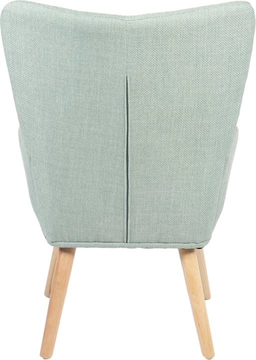 Fotel Gerlina, material mente, këmbë ngjyrë natyrale, 71x64x94cm