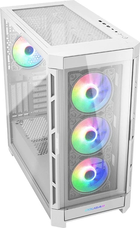 Kasë Cougar Duoface Pro ARGB, Midi Tower, e bardhë