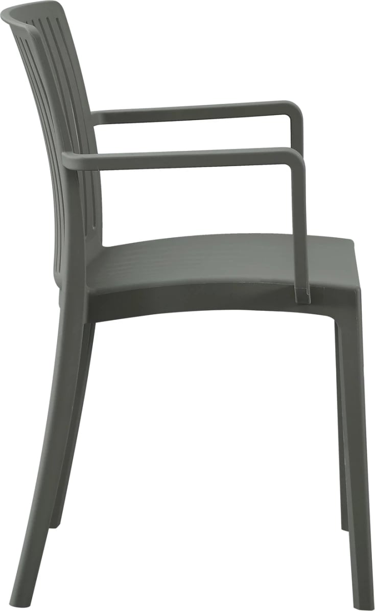 Karrige polipropileni IDA FH6127.04, ulli i errët, 41,3x54,2x81,8H cm