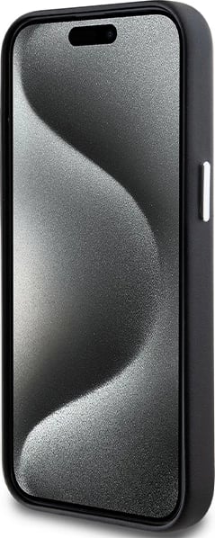 Mbështjellës BMW Signature Wrapped Metal MagSafe për iPhone 15/14/13, i zi
