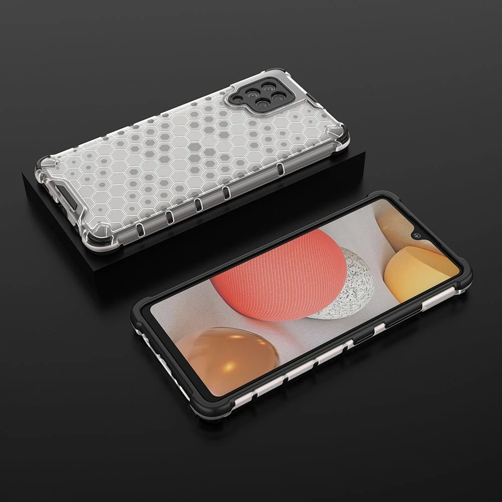 Mbështjellës Hurtel Honeycomb për Samsung Galaxy A42 5G, Transparent
