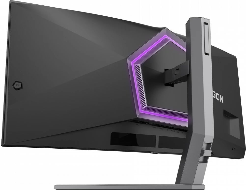 Monitor gaming AOC AG346UCD, 34 inç, QD-OLED, 175Hz, 3440x1440, i zi/gri