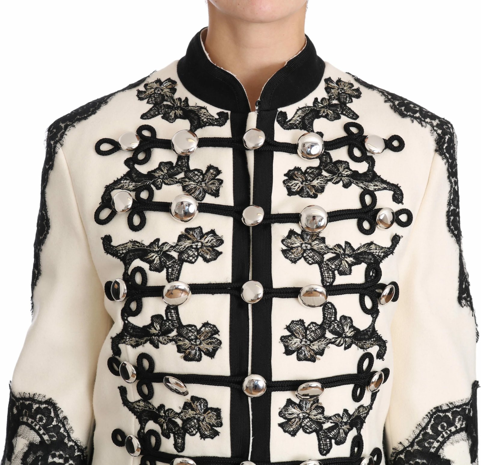 Sako për femra Dolce & Gabbana, e bardhë / e zezë 