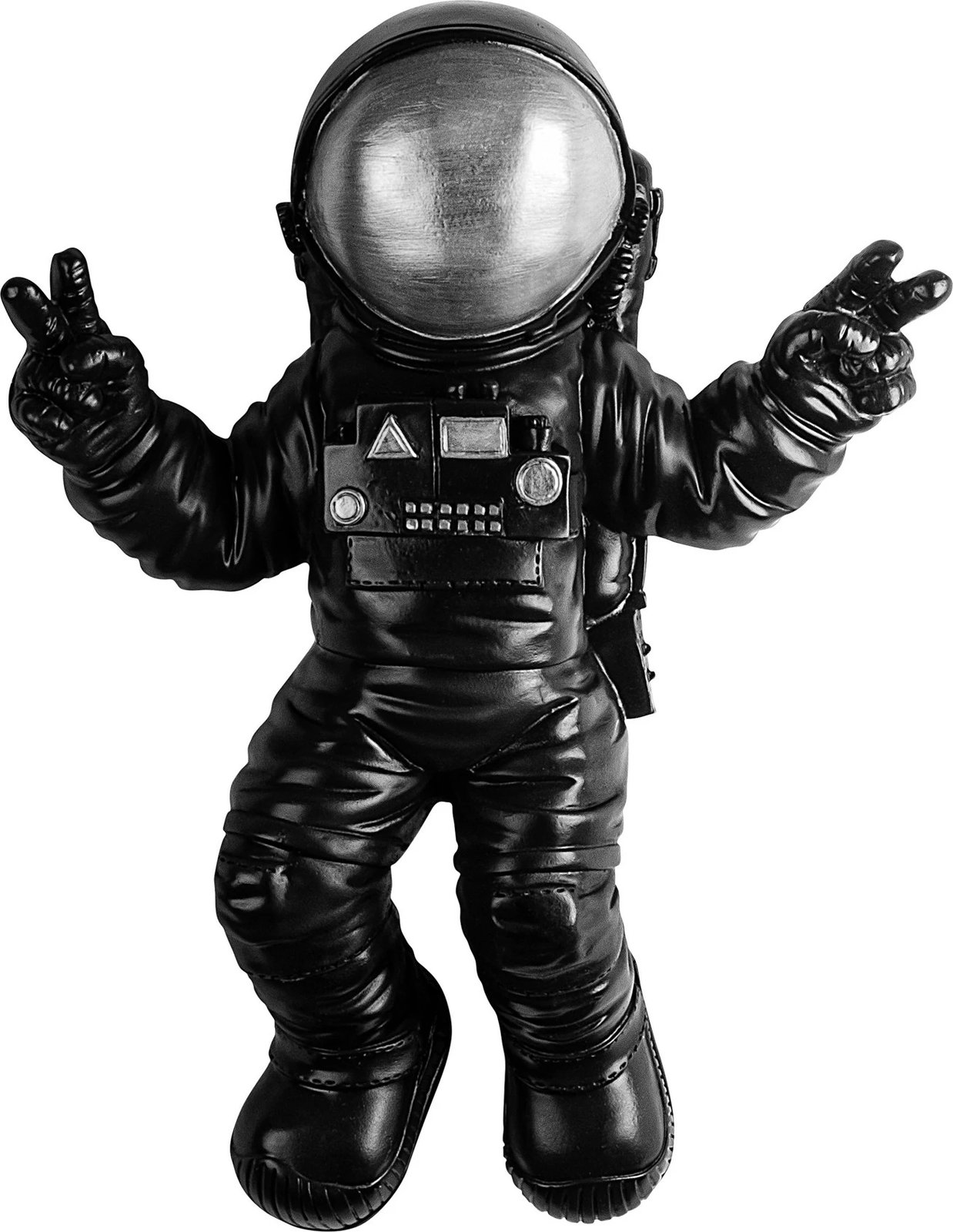 Aksesor dekorativ për mur, Wallity Cosmonaut 4, shumëngjyrësh, 35x47x10cm