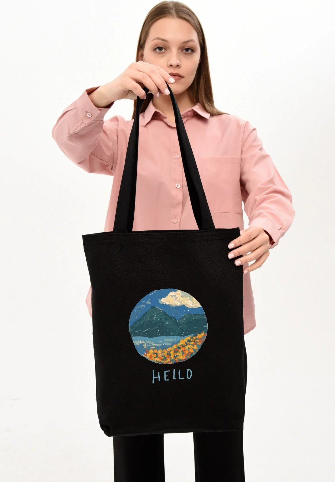 Çantë tote Zoozie Bags, e zezë, 1468
