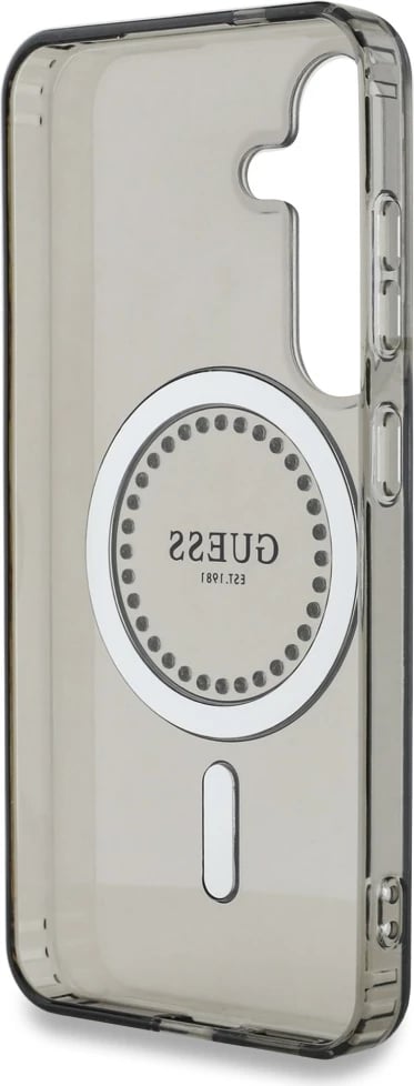 Mbështjellës Guess për Samsung Galaxy S25, MagSafe, i zi Mbështjellës Guess për Samsung Galaxy S25, MagSafe, i zi