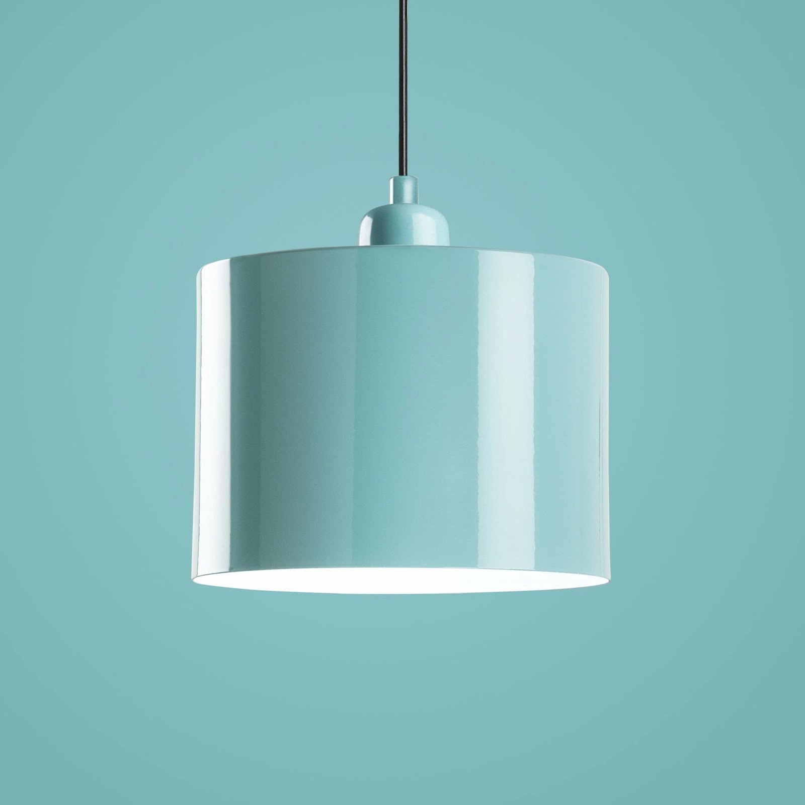 Llambë tavani Opviq, Duz - 195, ngjyrë turquoise, 3 copë