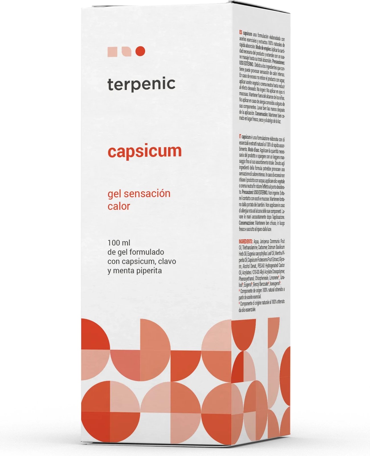Xhel trupit Terpenic Capsicum unisex 100ml