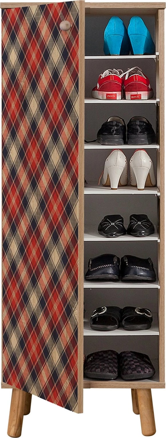 Set mobiljesh për korridor, ngjyrë sonomo dhe kaltër e errët, Skye Decor, 938 - 1048