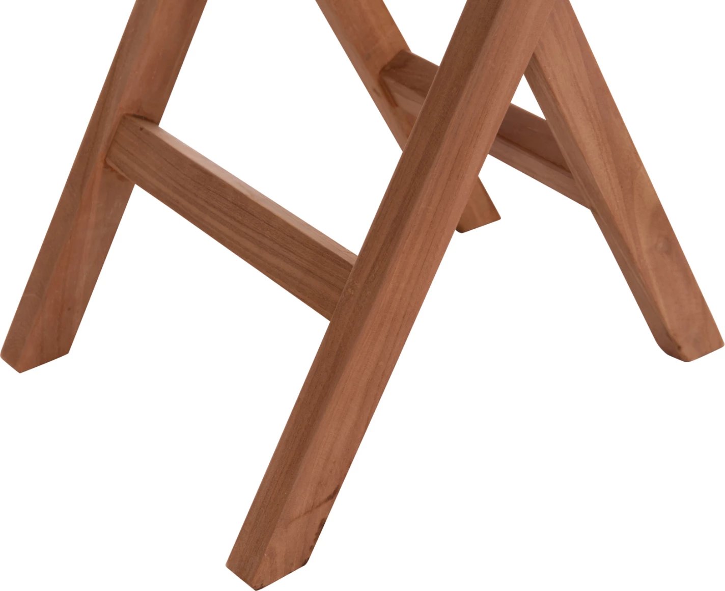 Tavolinë katrore palosëse ERIS, dru tik natyral, 60x60x75cm