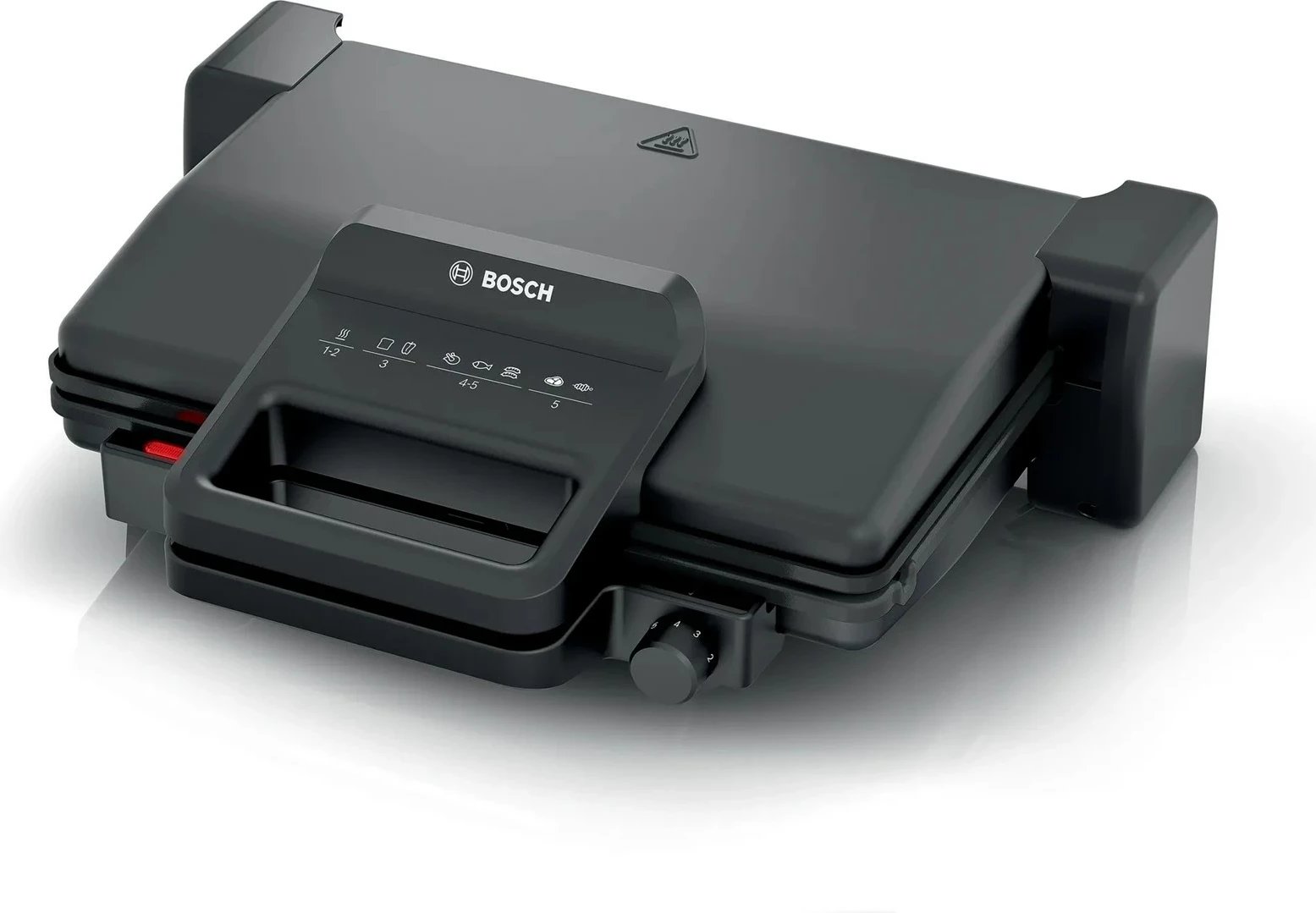 Grill kontakti Bosch TCG3323, 2000 W, Alumini