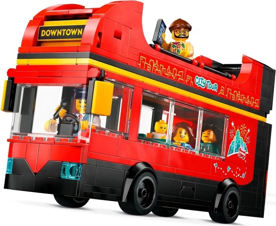 Set LEGO City 60407 Autobus i kuq dykatësh