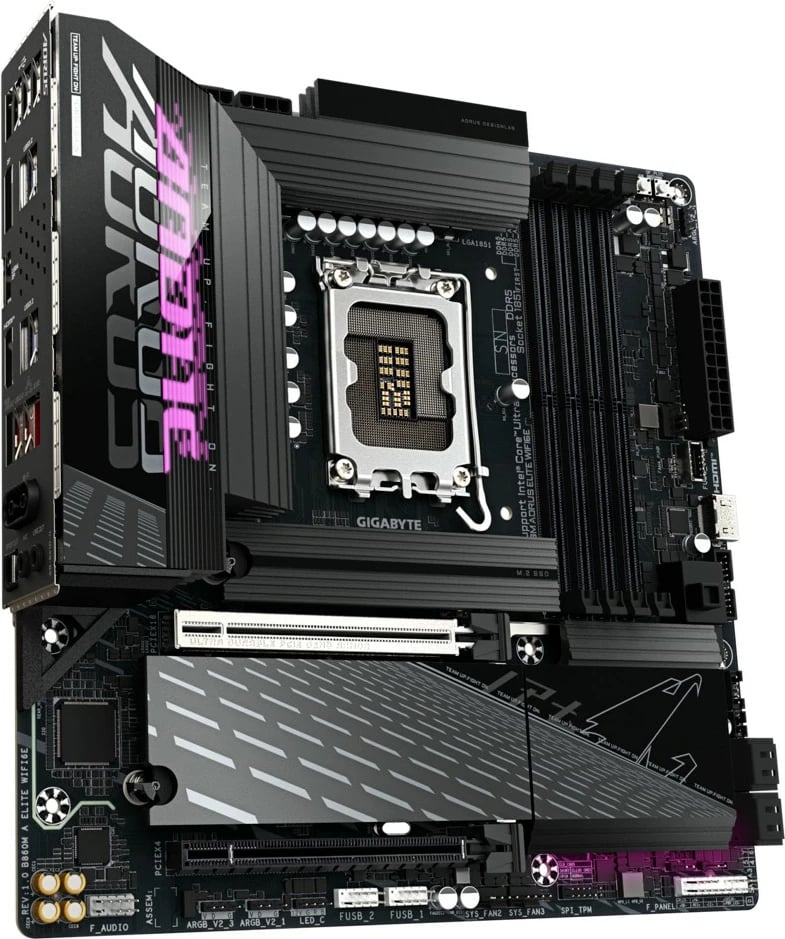 Pllakë amë Gigabyte B860M A ELITE WIFI6E, micro ATX, LGA1851, DDR5, Wi-Fi 6E