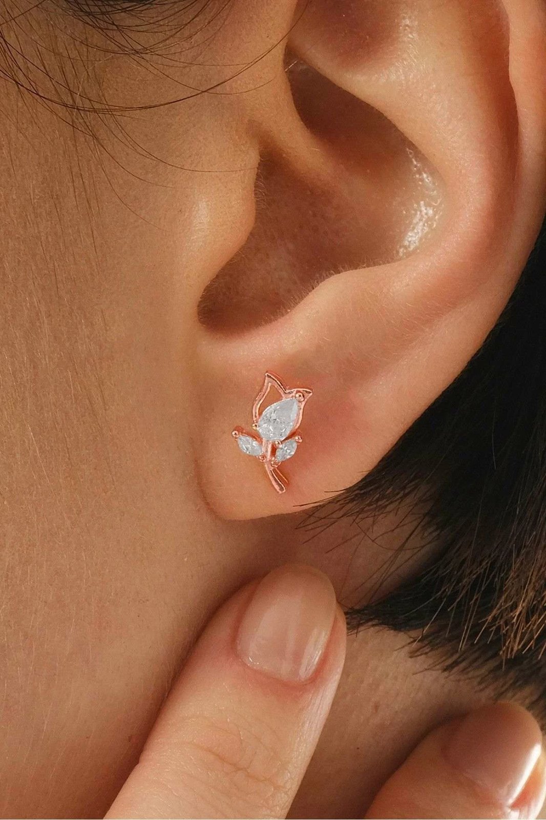 Vathë argjendi Jumeon, ngjyrë ari rozë, SGTL12834