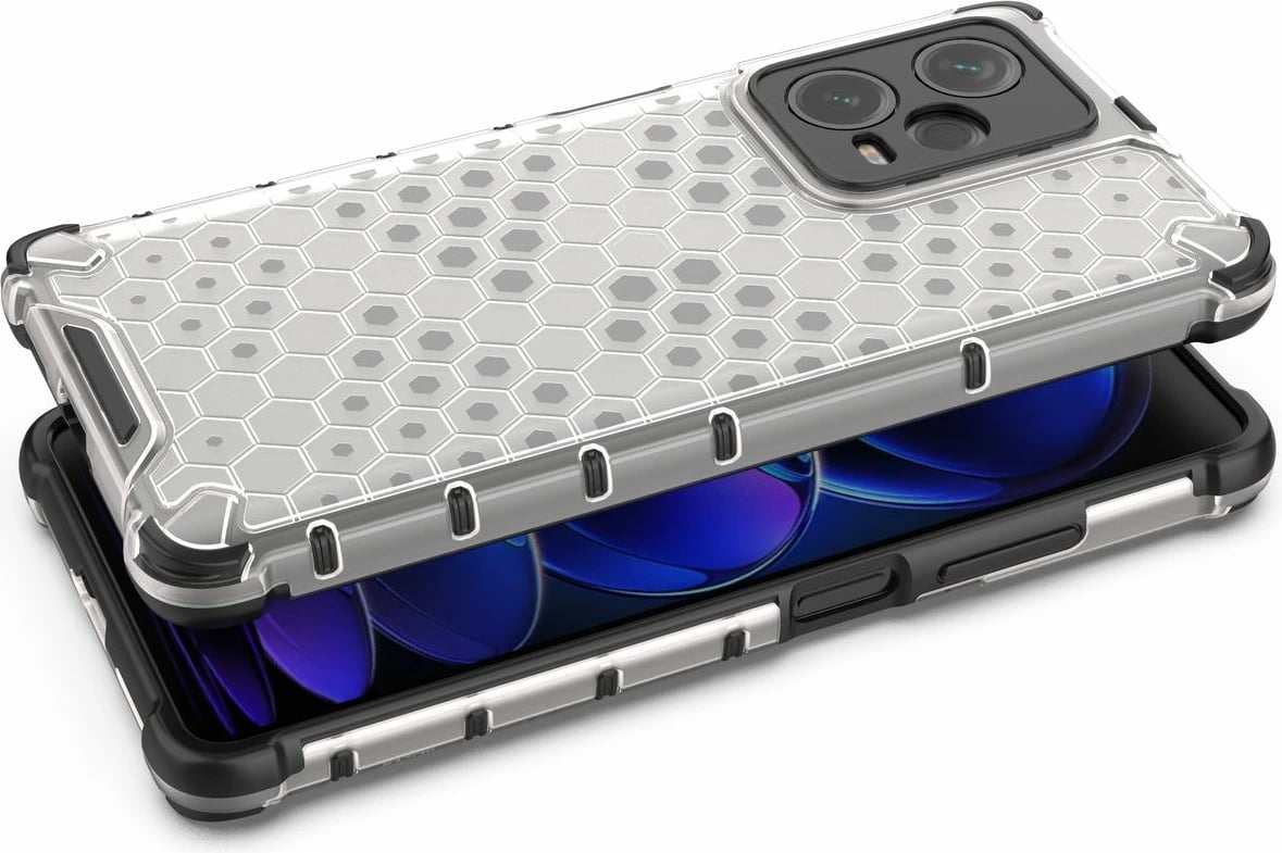 Mbështjellës Hurtel Honeycomb për Xiaomi Redmi Note 12 Pro+, kaltër