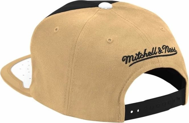 Kapelë Mitchell & Ness për meshkuj, ngjyrë krem dhe e zezë