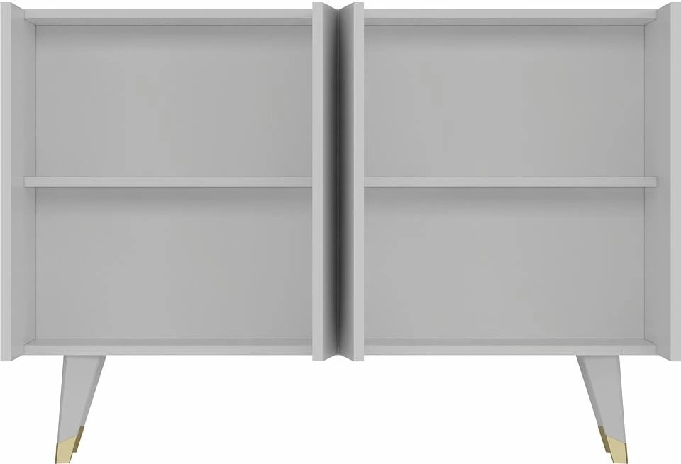 Konsol Skye Decor, 8185KM-32, e bardhë, e artë