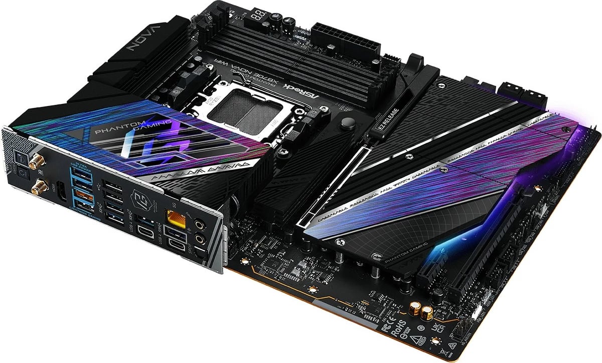 Pllakë amë ASRock X870E NOVA WIFI, Socket AM5, 4x DDR5, ATX, e zezë