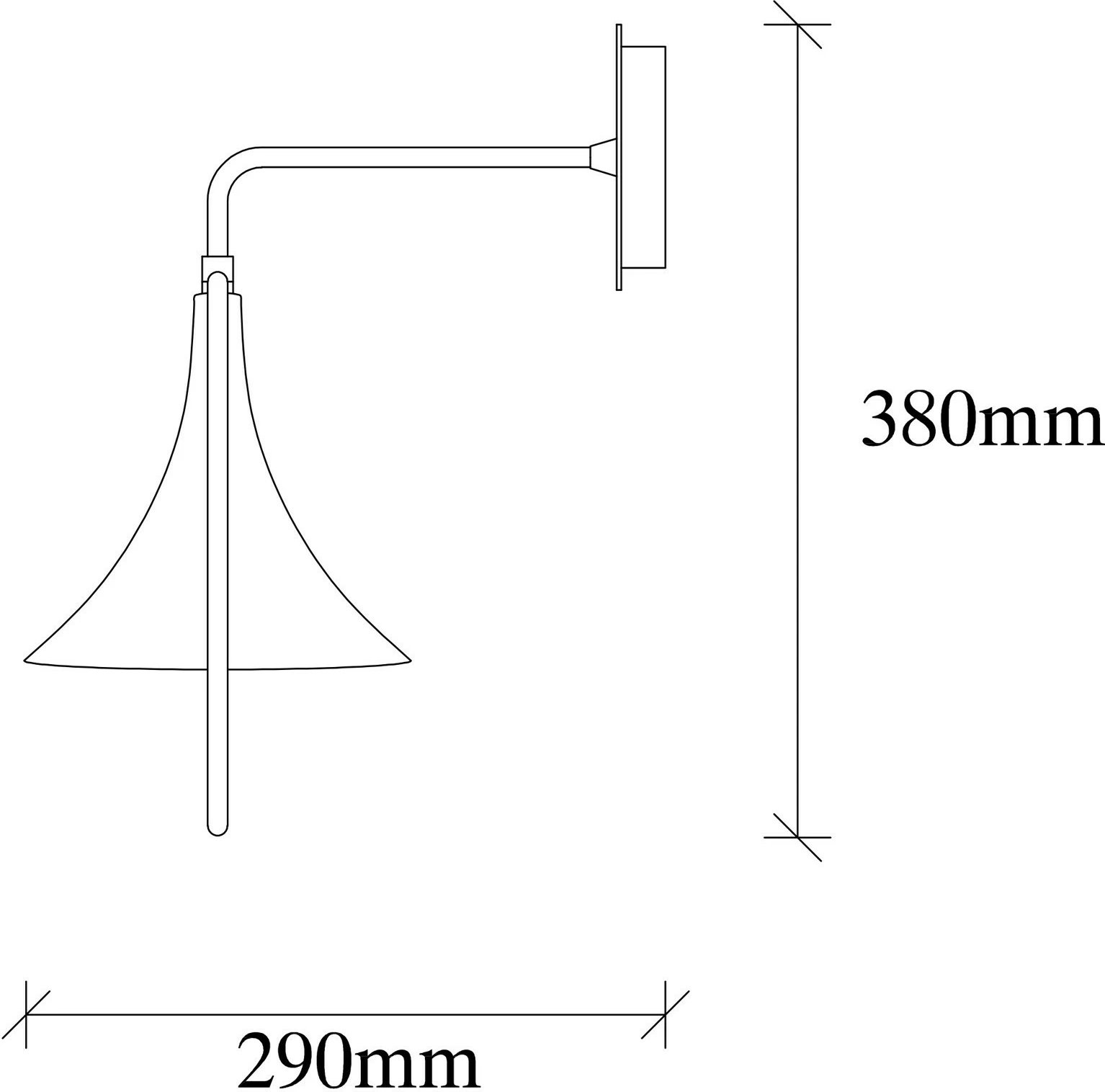 Llambë muri Opviq, Namutenahi - 124-A, e zezë Llambë muri Opviq, Namutenahi - 124-A, e zezë