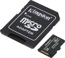 Kartelë memorie microSD Kingston SDCIT2/16GB, 16GB, Industrial, me adapter për SD