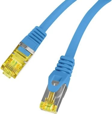 Kabllo rrjeti Lanberg PCF6A-10CU-0025-B, CAT 6a, 0.25m, Kaltër