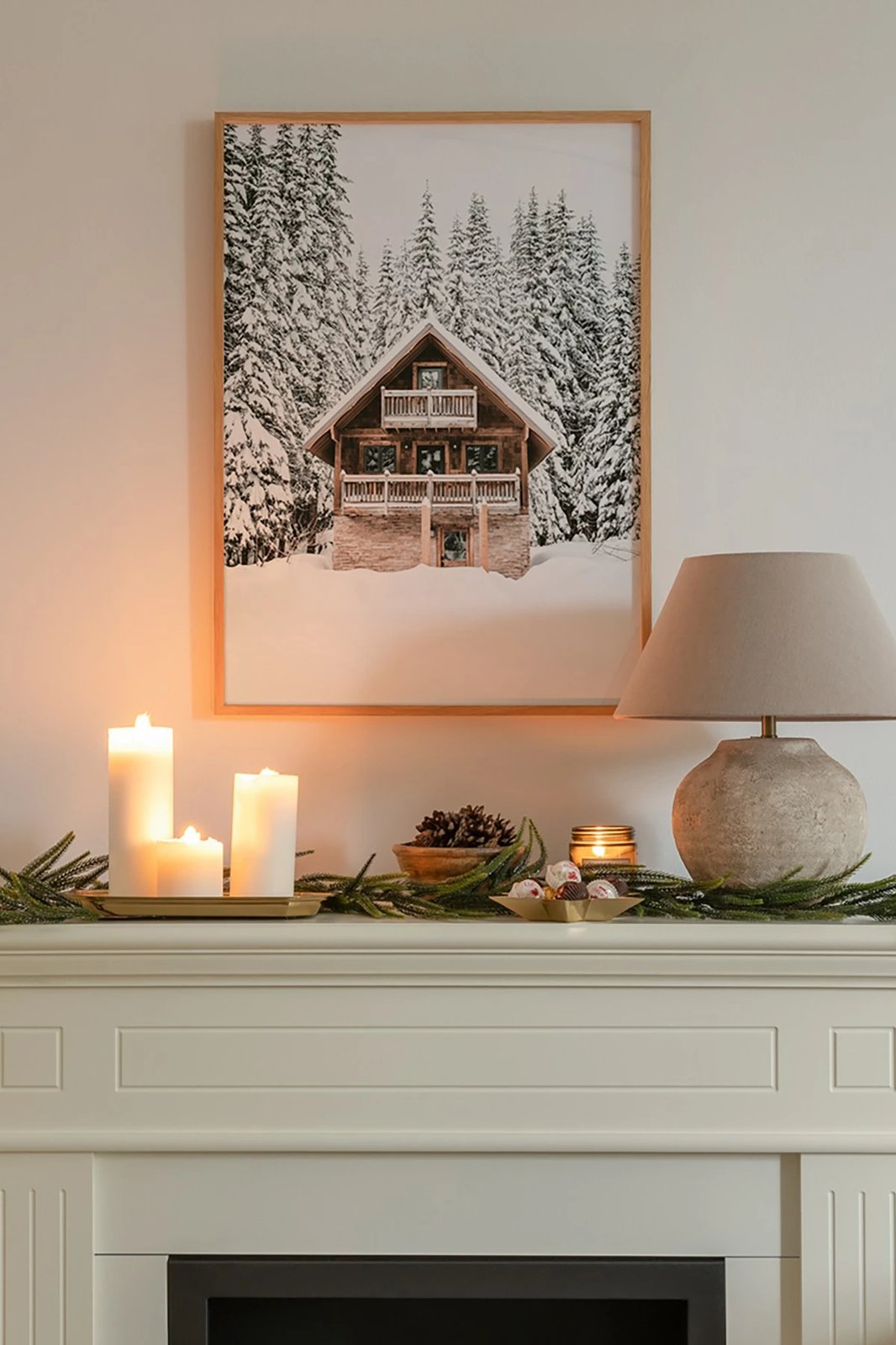 Pikturë dekorative me kornizë, Wallity, Tekhamcerceve58, shumëngjyrëshe, 33x48cm