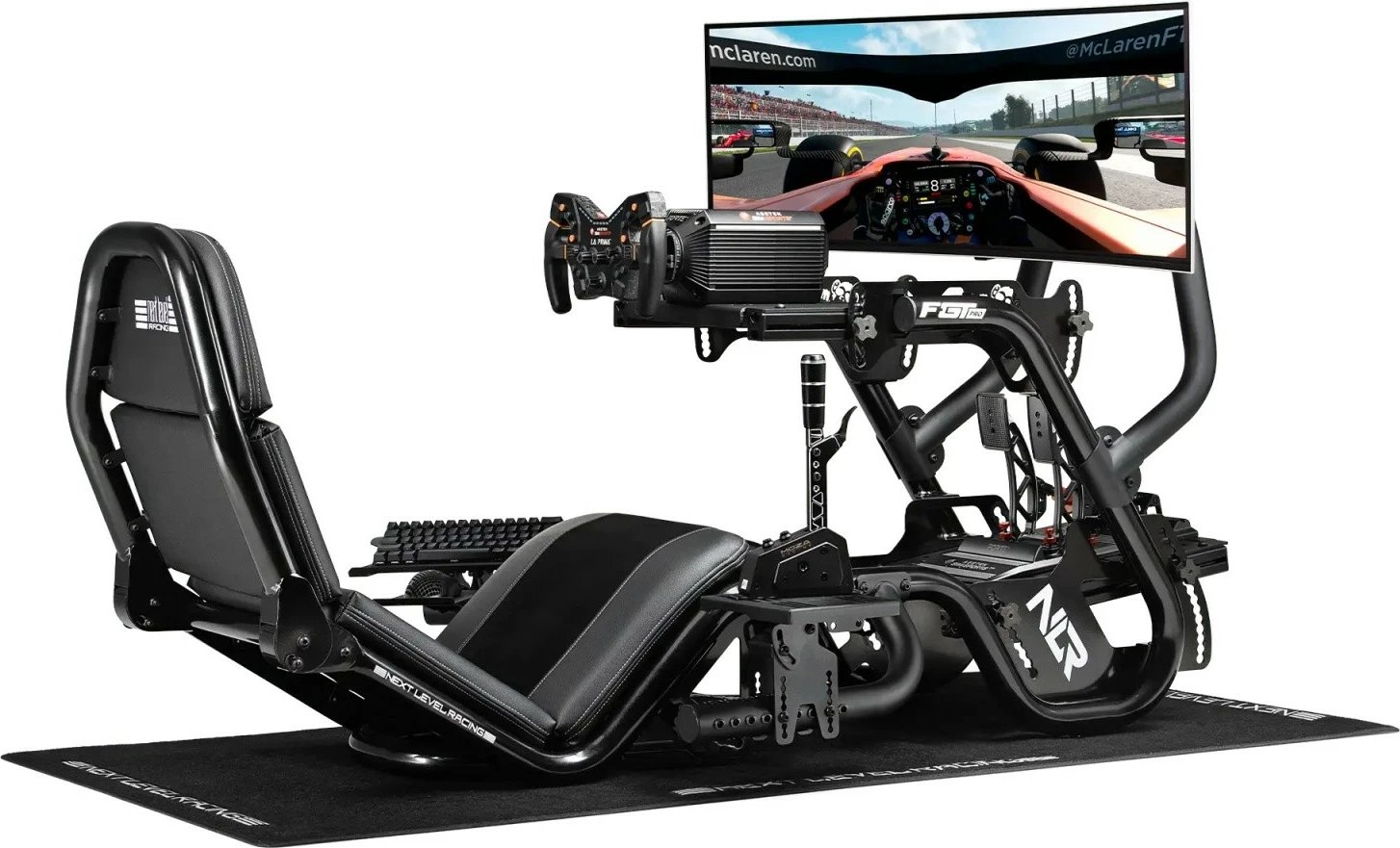 Aksesor për kokpit Next Level Racing F-GT Pro, NLR-R005, për levë ndërrimi dhe frena dore, e zezë