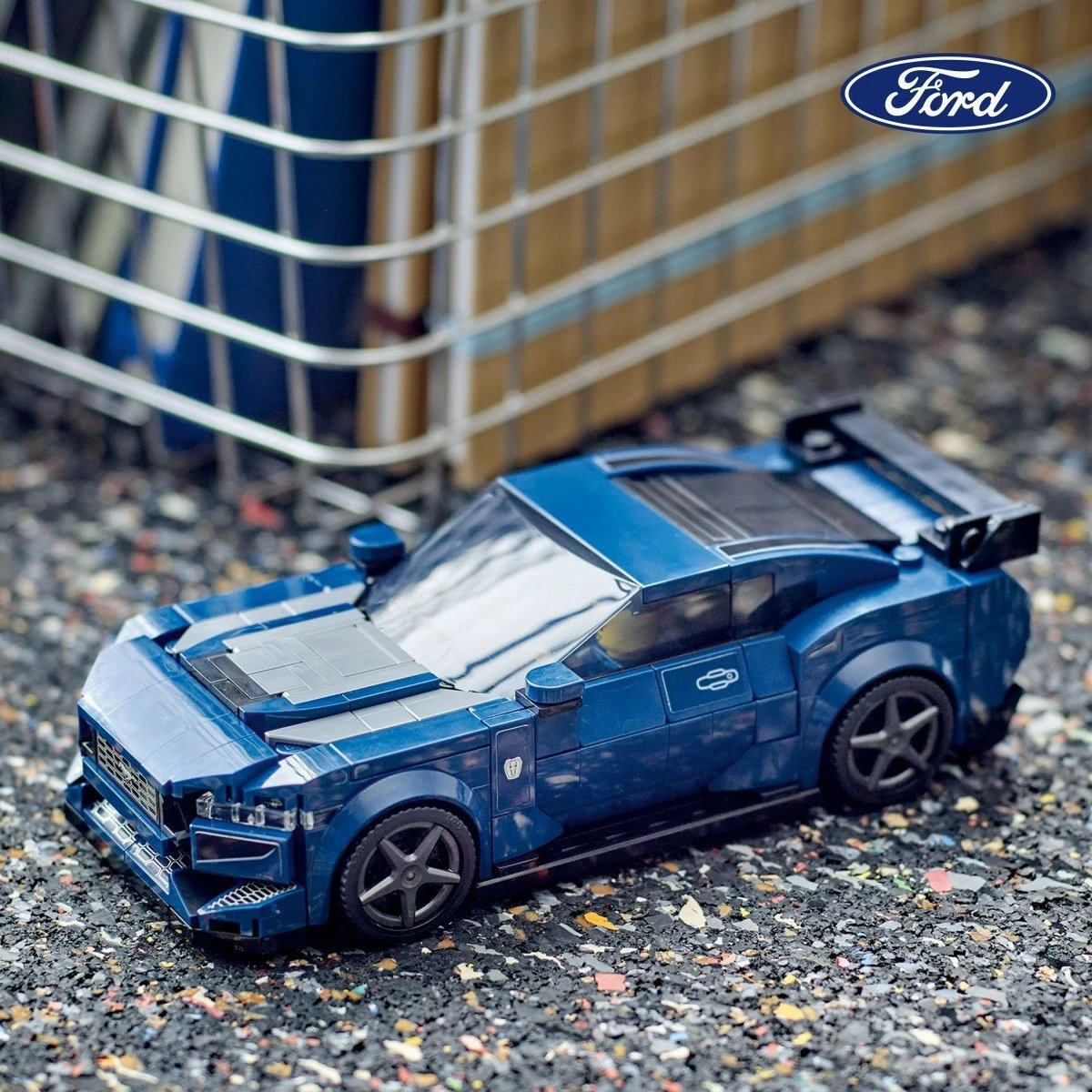 Set LEGO Speed Champions Ford Mustang Dark Horse 76920, 344 pjesë, Kaltër
