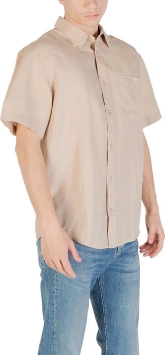Këmishë Calvin Klein Jeans meshkuj, beige