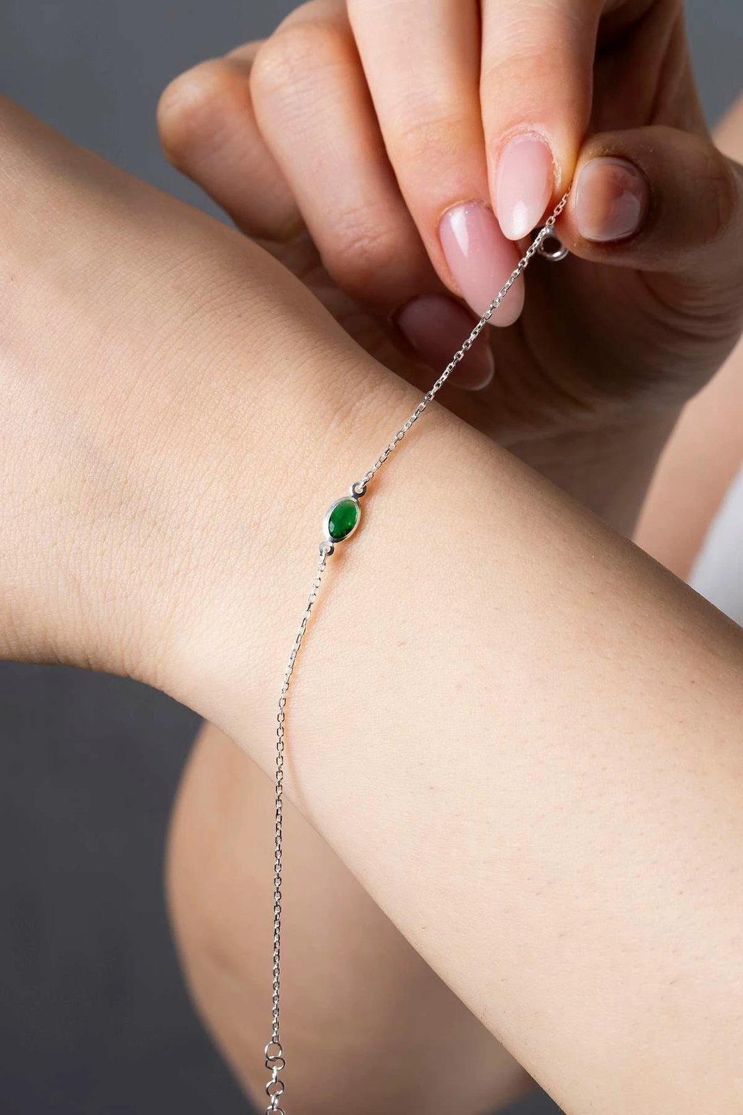 Byzylyk argjendi me gur të gjelbër, Jumeon, TFNY65227