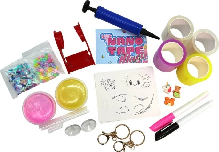 Set kreativ Nano Tape Magic Deluxe, Epee EP60514, 10 projekte, shumëngjyrëshe, set