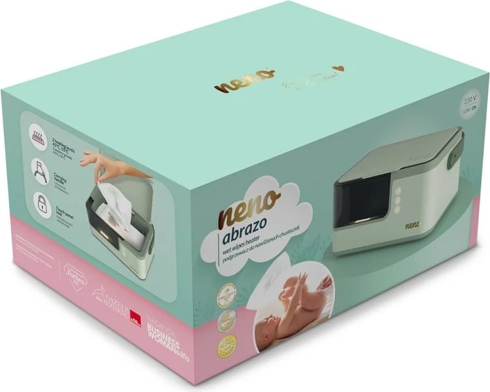 Ngrohës letrash të lagura neno ABRAZO me ekran LED, i gjelbër