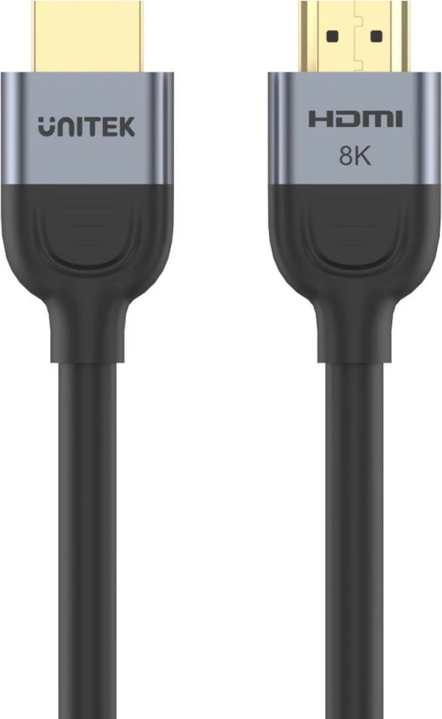 Kabllo HDMI Unitek C11086GY01-1M, 2.1, 8K 60Hz, 1m, e zezë
