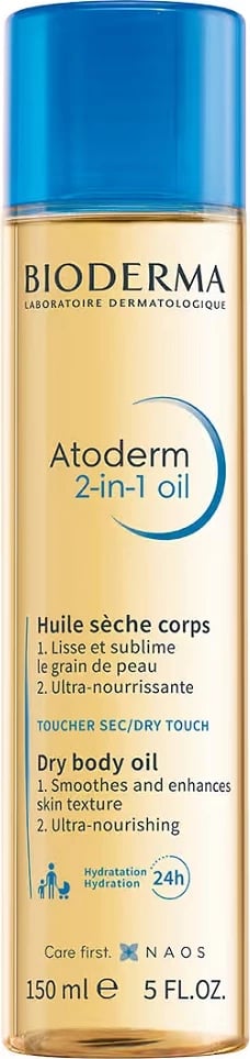Vaj trupi për femra Bioderma Atoderm 2-in-1 Oil Dry Body Oil, 150ml