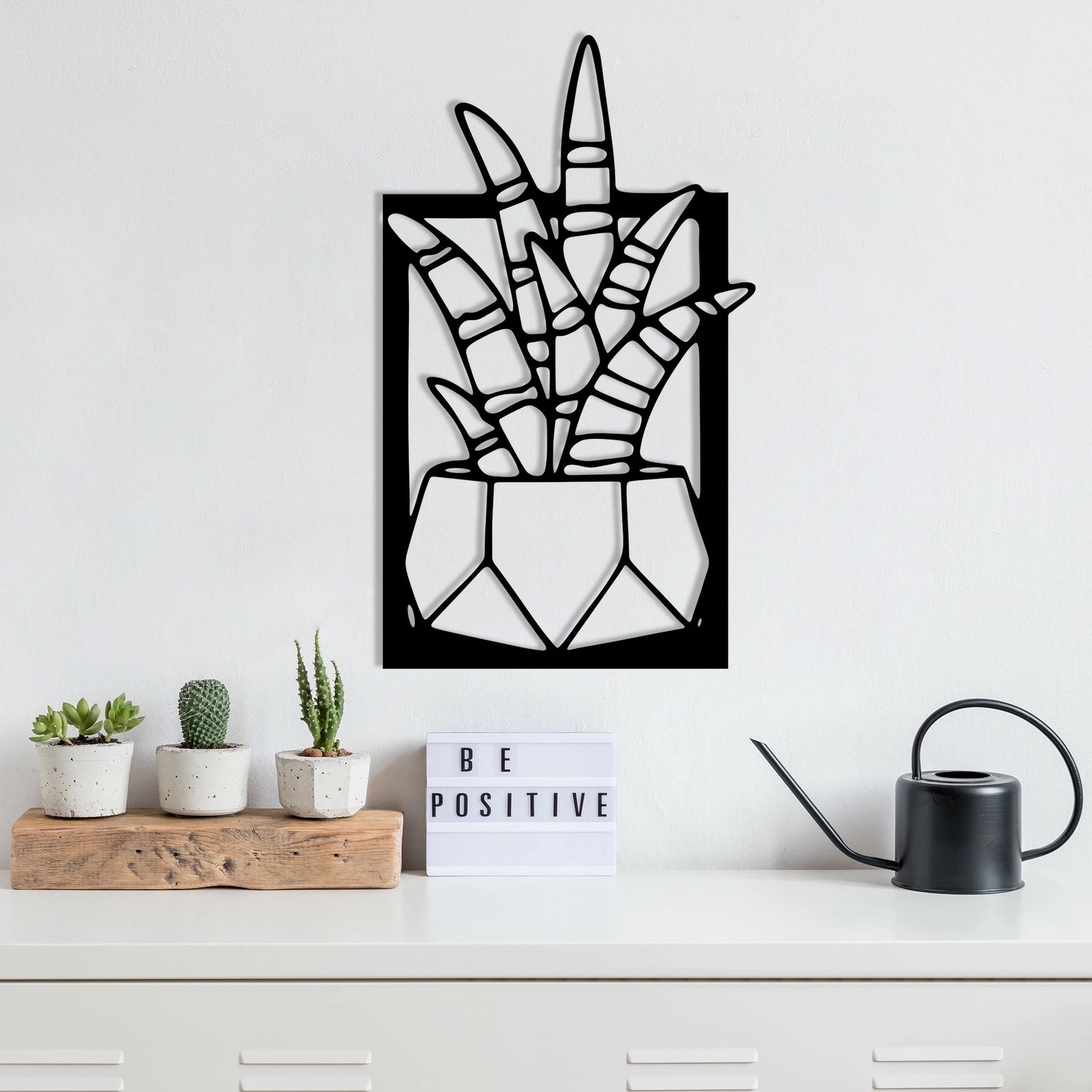 Aksesor dekorativ metalik për mur, Wallity, Havsala