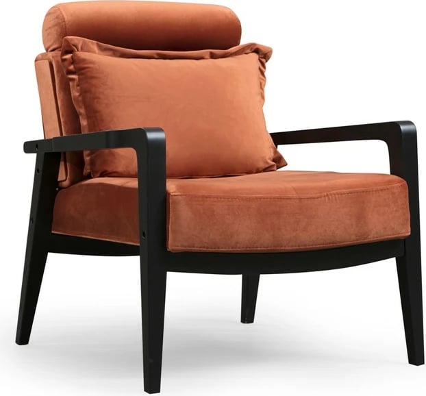 Karrige Wing Atelier del Sofa, Apollo, ngjyrë kanellë