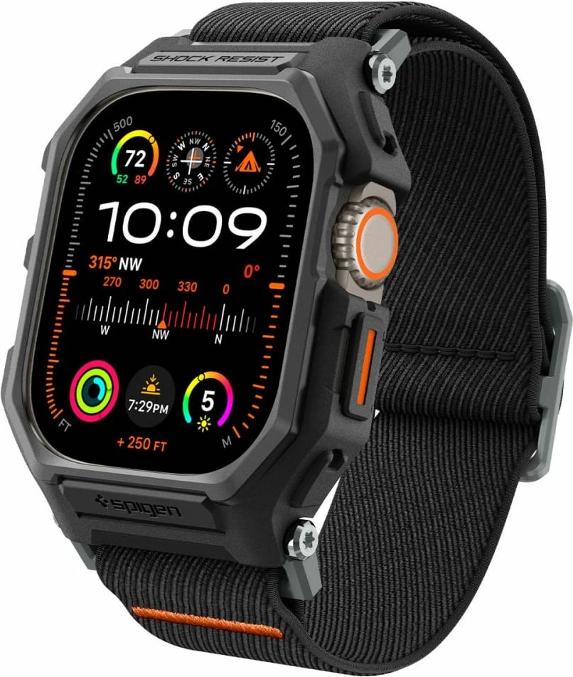 Mbështjellës Spigen Lite Fit Pro me rrip për Apple Watch Ultra 1/2 (49mm), Matte Black