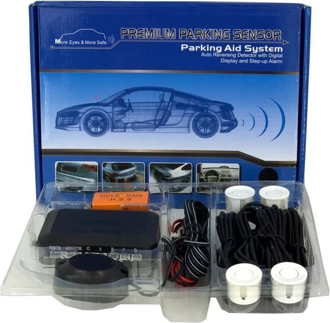 Sensor Parkingu Universal Bardhe Me 4
