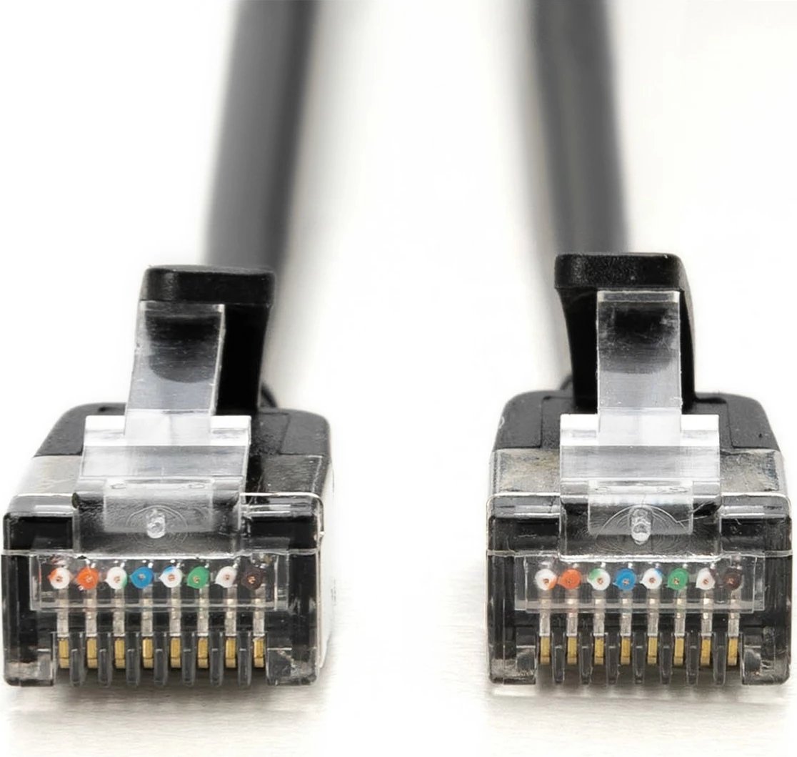 Kabëll rrjeti Digitus CAT 6A Slim, 5m, RJ-45, i zi