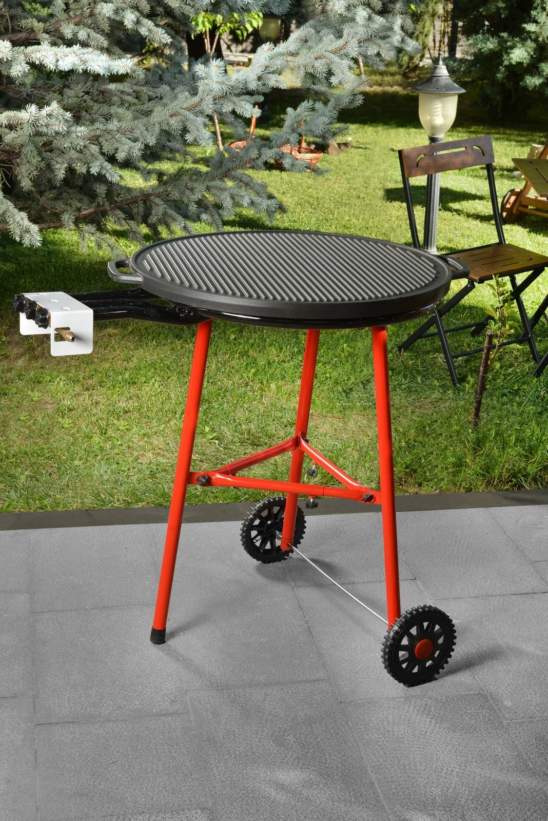 Grill BBQ Hermia Concept, Parilla Jumbo, i zi, 45x45x84cm