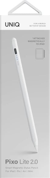 Stylus magnetik UNIQ Pixo Lite 2.0 për iPad, Bardhë
