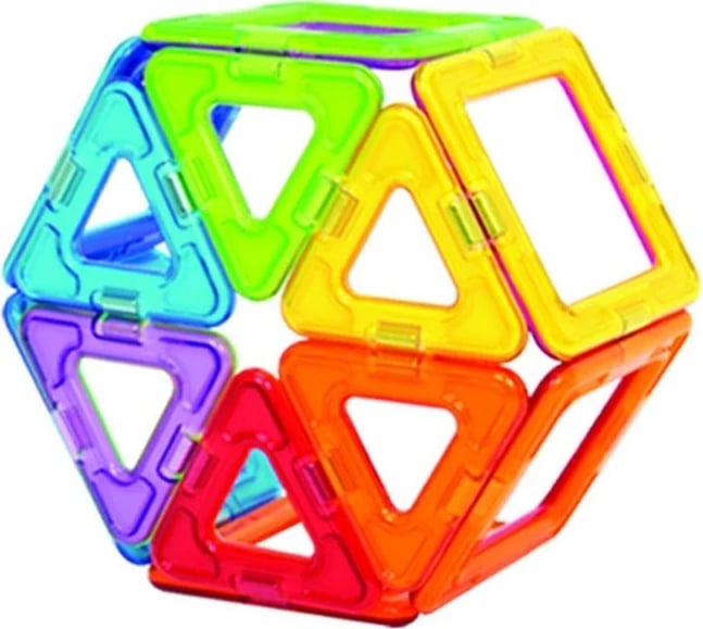 Set magnetik MAGFORMERS 005-30877, 26 elemente, shumëngjyrësh