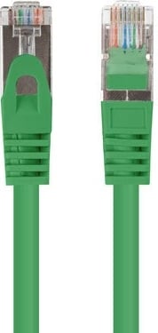 Kabllo rrjeti Lanberg PCF6-20CC-0100-G, Cat6, 1m, e gjelbër
