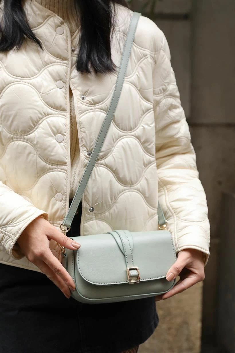 Çantë shpatullës, ngjyrë mint, Zoozie Bags, MK1020022KV10-003