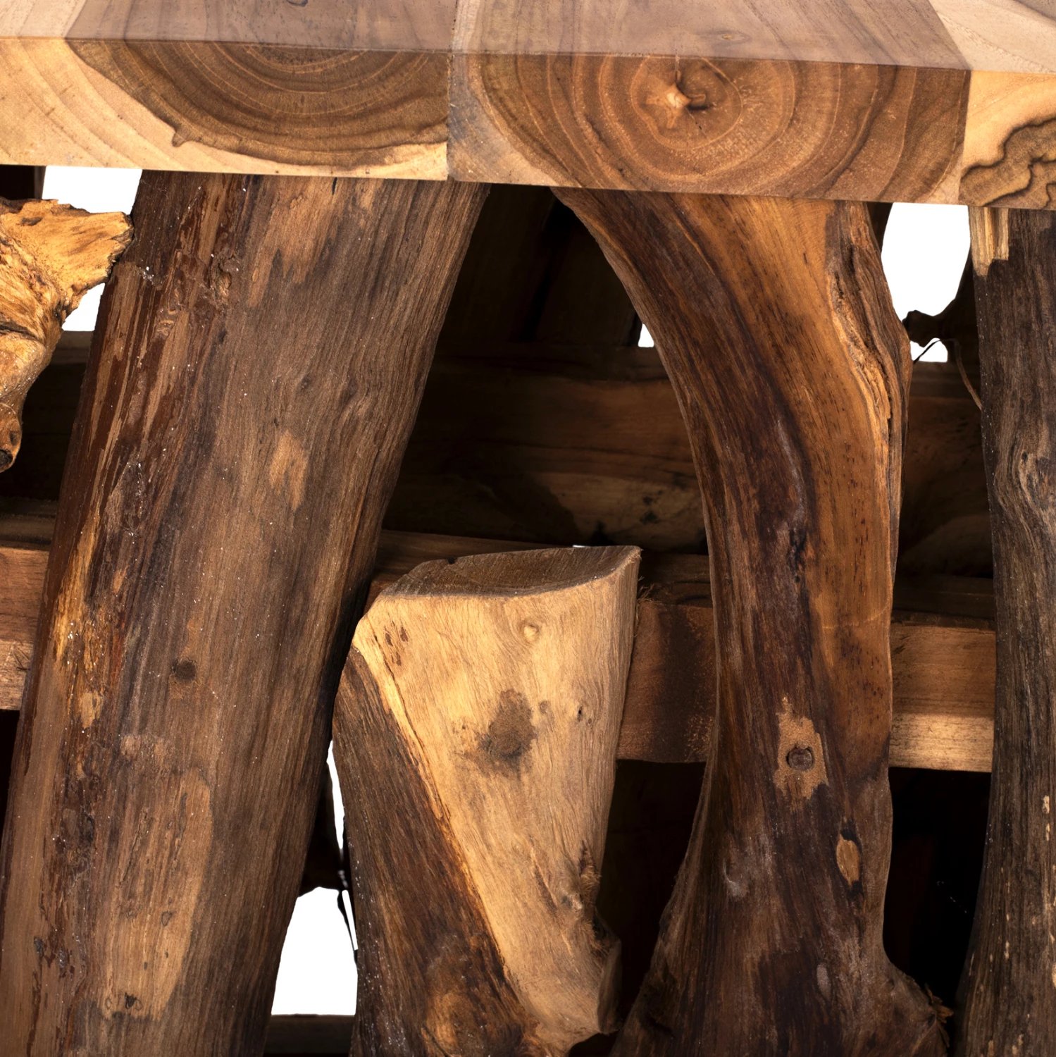 Konsol prej druri tik natyral, 100x35x75cm