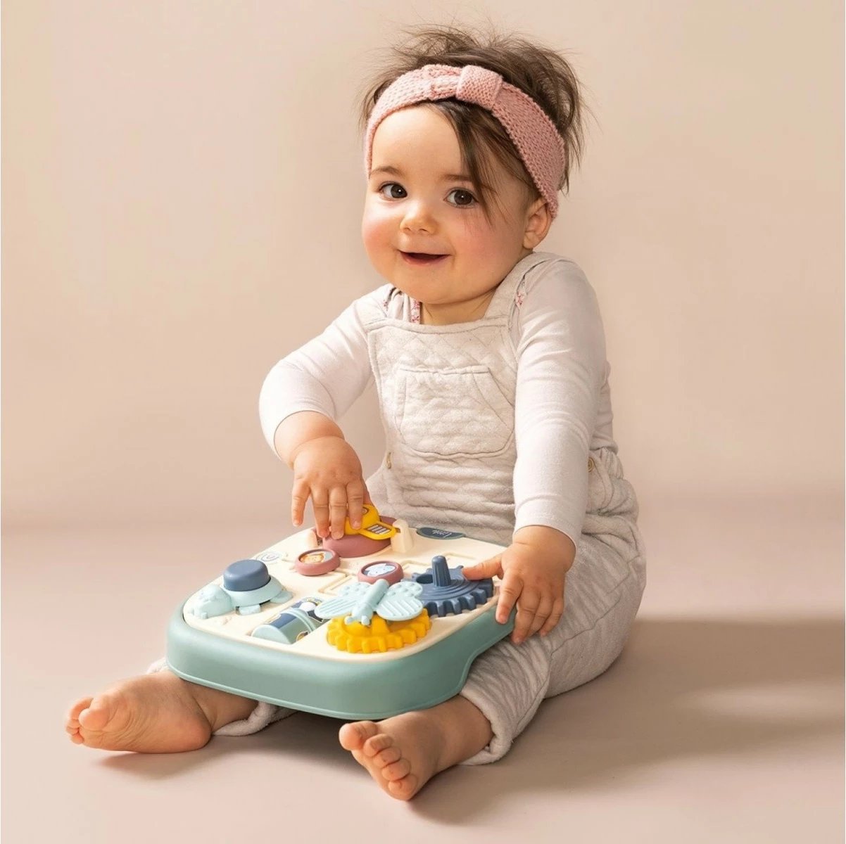 Tablet aktivitetesh Smoby Little, plastikë, shumëngjyrëshe, për fëmijë 12+ muajsh